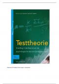 Oefentoets Testtheorie - Test en toetstheorie (PB1502)