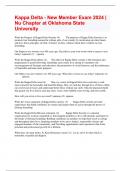 Kappa Delta - New Member Exam 2024 | Nu Chapter at Oklahoma State University
