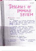 Pathology Diseases of immune system notes
