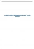 Excelsior College NUR 209 Final Exam with Correct Answers