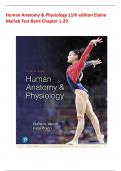 TEST BANK FOR HUMAN ANATOMY & PHYSIOLOGY 11TH EDITION ELAINE MARIEB CHAPTERS 1-29