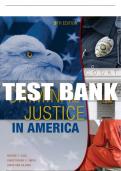 Test Bank For Criminal Justice in America - 9th - 2018 All Chapters - 9781305966062