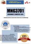 MNG3701 Assignment 2 (COMPLETE ANSWERS) Semester 1 2024