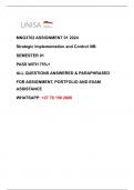 MNG3702 ASSIGNMENT 01 2024 - SEMESTER 01 PASS WITH 75%+ ALL QUESTIONS ANSWERED & PARAPHRASED