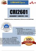 CRI2601 Assignment 1 (COMPLETE ANSWERS) Semester 1 2024 (643109) – DUE 27 March 2024