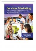Instructor Manual with Test Bank For Services Marketing Integrating Customer Focus Across the Firm, 7e Valarie Zeithaml, Mary Jo Bitner, Dwayne Gremler