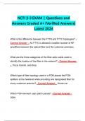 NCTI 2-3 EXAM | Questions and Answers Graded A+ (Verified Answers) Latest 2024 