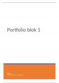 Maascollege - blokportfolio  - blok 1