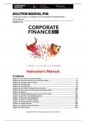 Solution Manual For Corporate Finance, 3rd Edition by John GrahamChris AdamBrindha Gunasingham Chapter 1-23