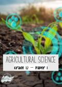 Grade 12_Agricultural Sciences [Paper 1] Summaries