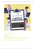 Cluster D Flashcards (Anki)