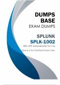 Pass Your Splunk SPLK-1002 Exam with Real SPLK-1002 Dumps (V13.02)