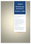 SEP3712 Assessment 2 semester 1 2024. This document contains an introduction, body, conclusion and references for Topic 1 and Topic 2 of SEP3712 assessment 2 semester 1,2024. a student will choose  topic.  100% Pass Guaranteed. Good luck.