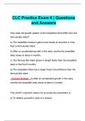 CLC Exam | Certified Lactation Counselor Practice Exam 6 | Questions and Answers