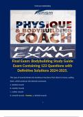 NASM Physique and Bodybuilding Coach Study Guide Compilation Bulk. 