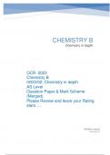 OCR 2023 Chemistry B H033/02: Chemistry in depth AS Level Question Paper & Mark Scheme  (Merged)