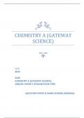 OCR 2023 GCSE CHEMISTRY A (GATEWAY SCIENCE) J248/02: PAPER 2 (FOUNDATION TIER) QUESTION PAPER & MARK SCHEME (MERGED)