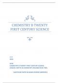 OCR 2023 GCSE CHEMISTRY B TWENTY FIRST CENTURY SCIENCE J258/02: DEPTH IN CHEMISTRY (FOUNDATION TIER) QUESTION PAPER & MARK SCHEME (MERGED)