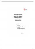 Nurs 3260 - AHA CPR Exam A and B