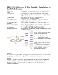 GEN-11806 Fundementals of Genetics and Molecular Biology