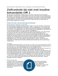Nederlands tijdschrift voor voeding en dietetiek (diabetes mellitus)