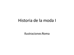 Fashion History: Roma 2