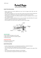 AS/A Level Product Design: Moulding Processes