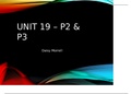 Unit 19 - Assingment 2 (P2 & P3)