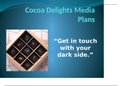 Cocoa Delights Media Plan