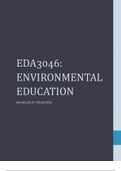 EDA3046: environmental education notes 