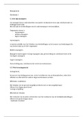 Bedrijfsmanagement Semester 1 IVA Driebergen + Aantekeningen