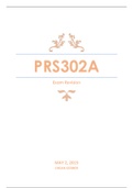  PRS302A - Reading, Writing and Spelling - First Language past papers and answers