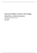 Summary of Media/ society, 6th edition Croteau & Hoynes