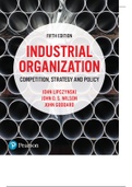 Industrial Organisation; Competition, Strategy, Policy - ECS4862 Advanced Microeconomics Textbook