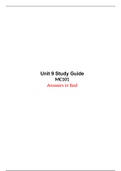 MC101 (Mass Communication in Society) - Unit 9-12 Study Guides for Quizzes & Tests - Graded A - SEMO