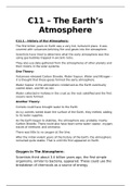 GCSE AQA 9-1 - Chemistry - Earth's Atmosphere
