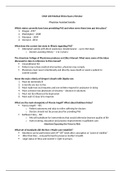 Exam 2 Study Guide - CHLH 260 