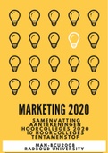 Marketing trial exam 2020 - Oefententamen 2020