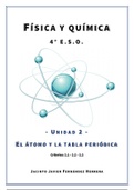 4º ESO - Física y Química - UD02 - El átomo y la tabla periódica