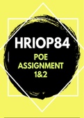 HRIOP84 Pack: Assignments, POE and Notes