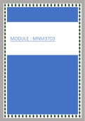 MNM3702, MNM3703, MNG3701 & MNG3702 Multiple Exam Bundles