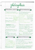 Pretty Revision notes for GCSE 9-1 Biology
