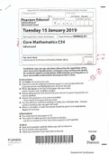 (Solved) C34 (Jan 19) - IAL Past Papers