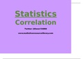 as level maths Edexcel chapter 4 correlation