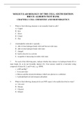 CHAPTER 02 CELL CHEMISTRY AND BIOENERGETICS MOLECULAR BIOLOGY OF THE CELL, SIXTH EDITION BRUCE ALBERTS TEST BANK QUESTIONS WITH ANSWER KEY