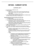 Summary ofPrinciples of Crime Prevention, Reduction and Control Study Guide, CMY2602