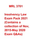 MRL 3701 (INSOLVENCE LAW) 2020 - LATEST EXAM PACK - MEMOS -2015 TO JUNE 2020.pdf 
