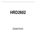 HRD2602 EXAM PACK 2022