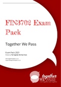 FIN3702 Working Capital Management Exam Pack 2021