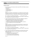 Chapter 70: Care of Patients with Renal Disorders Test Bank,100% CORRECT